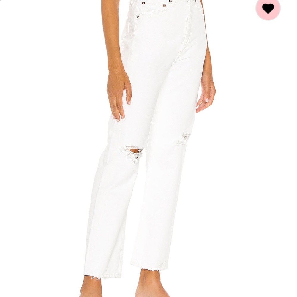 Agolde 90s Loose Fit in Enamel White Size 23 - Picture 3 of 11